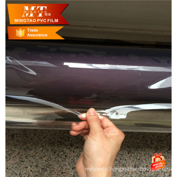 Good quality flexible super clear pvc film for making bag material